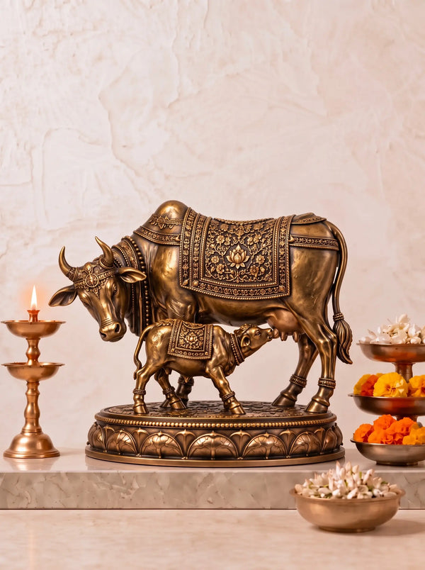Kamdhenu Cow and Calf